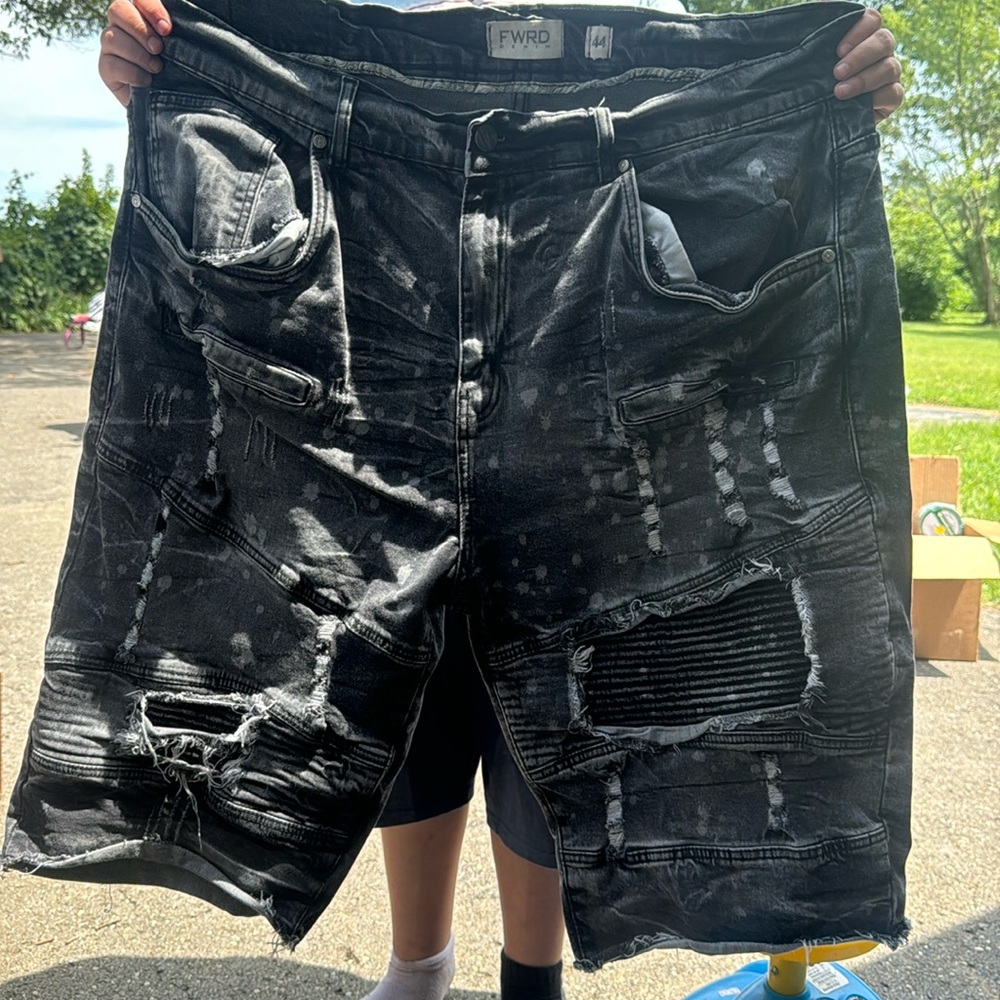 FWRD denim shorts